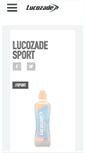 Mobile Screenshot of lucozade.com