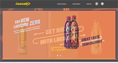 Desktop Screenshot of lucozade.co.za